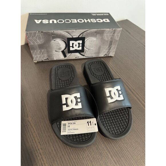 DC Other - DC Shoes Bolsa Slides Size 11 Black NEW Mens Shoes Sandals Summer Beach